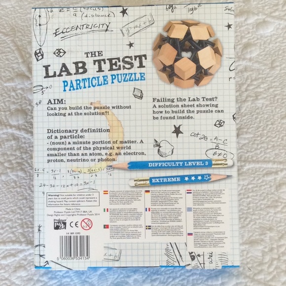 NWT Educational Game The Lab Test Particle Puzzle - Picture 4 of 5